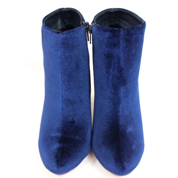 Blue Velvet ankle boots - Picture 3 of 8